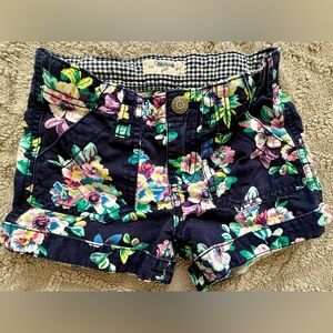 🌺 OshKosh B’gosh Girls Navy Floral Shorts | Size 5